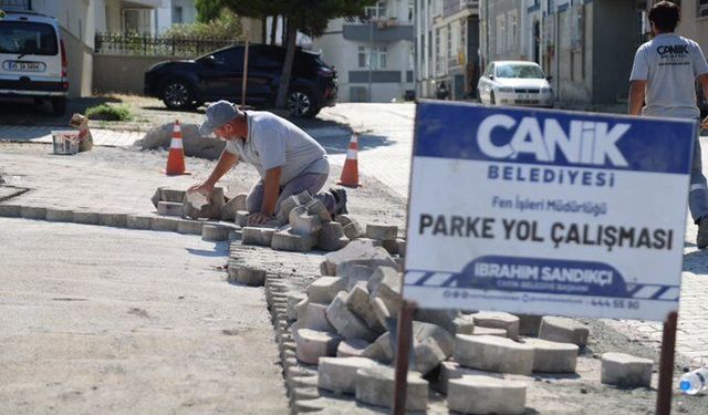Canik’te yol yenileme çalışmaları tam gaz!