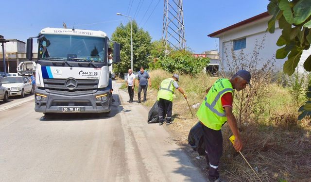 Başkan Mustafa Candal sahada! Tekkeköy sanayisinde hummalı çalışma