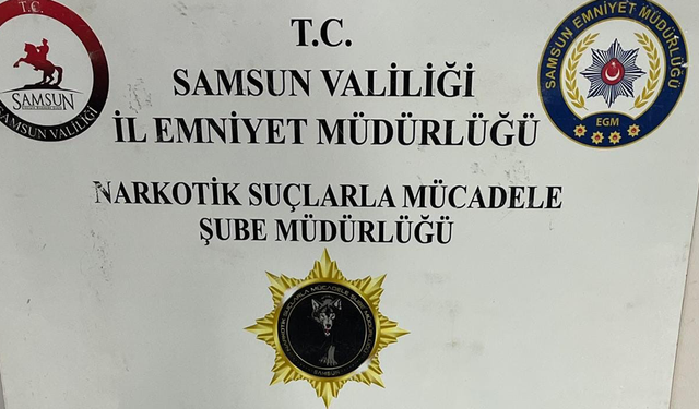 Samsun polisi uyuşturucuya geçit vermedi!