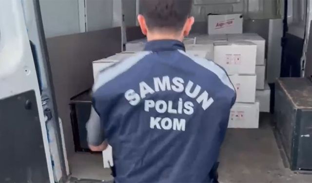 Samsun'da baskın! Tam 1 ton 160 litre ele geçirildi