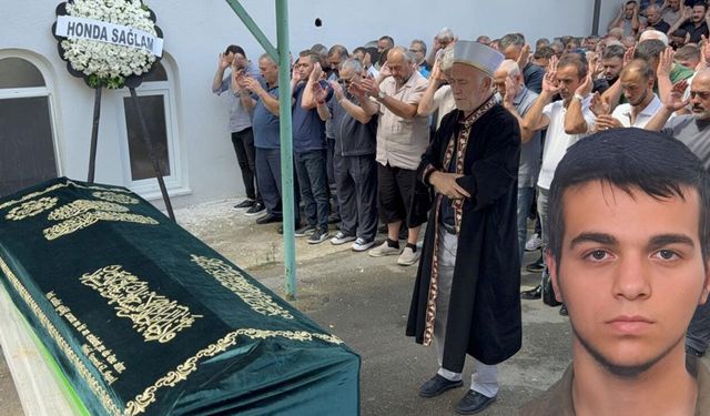 Samsun'da acı veda: Emir Ulaş Usta son yolculuğuna uğurlandı