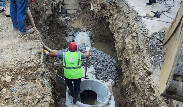 Samsun’da o mahallede altyapı seferberliği