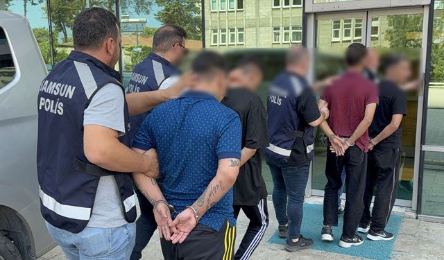 Samsun'da rap klibine polis operasyonu! Gözaltılar var