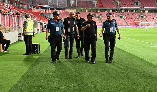 Samsunspor-Göztepe maçı öncesi emniyetten sıkı tedbir