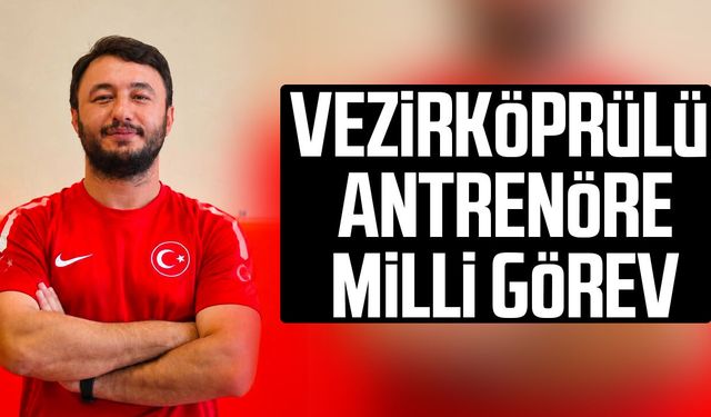 Vezirköprülü antrenör Muhammet Emin Gümüş'e milli görev