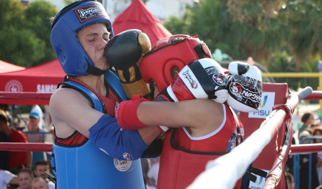 Samsun'da Muay Thai heyecanı başladı: 229 sporcu ringe çıktı
