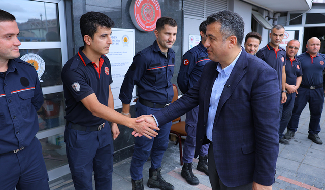 Samsun İtfaiyesinde 101. yıl gururu! Halit Doğan’dan teşekkür mesajı