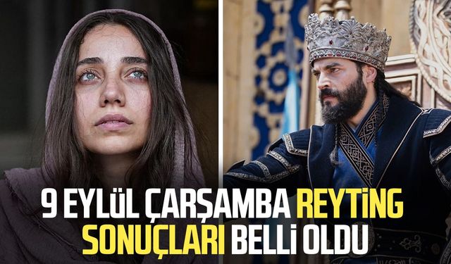 9 Eylül Çarşamba reyting sonuçları belli oldu