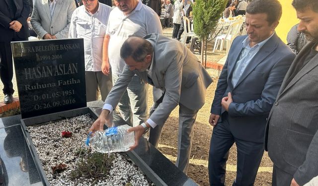 Eski Bafra Belediye Başkanı Hasan Aslan unutulmadı
