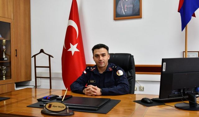 Vezirköprü İlçe Jandarma Komutanlığına Üsteğmen Alper Yalçın atandı