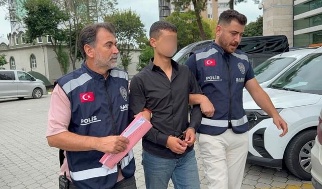 Samsun’da şüphe üzerine durduruldu, üzerinden silah çıktı!