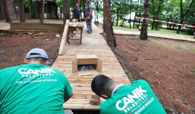 Canik’te Hasköy Meşe Orman Park yenileniyor
