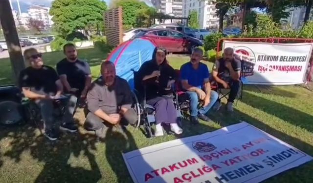 Atakum Belediyesi işçileri açlık grevi kararı aldı