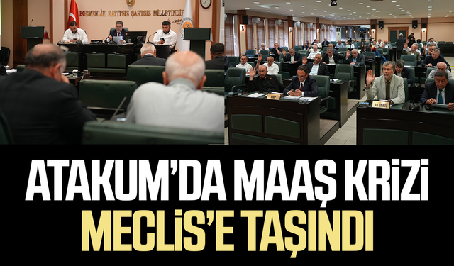 Atakum Belediyesi'nde maaş krizi! Konu Büyükşehir Meclisi’nde