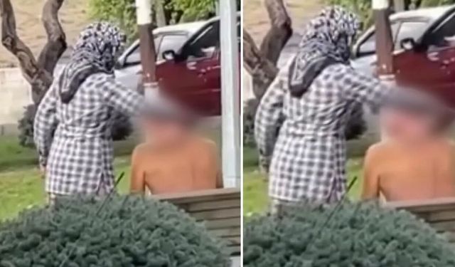 Çocuk parkında pes dedirten görüntü! Gerekçesi de hayli ilginç