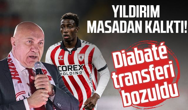 Yüksel Yıldırım masadan kalktı! Diabaté transferi bozuldu
