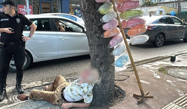 Samsun’da ilginç olay! Pamuk şeker satarken bir anda yere yığıldı