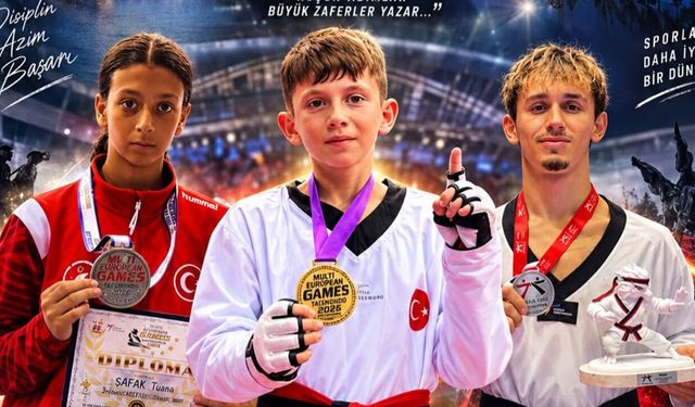 Terme’den Avrupa’ya büyük başarı: 3 madalya birden