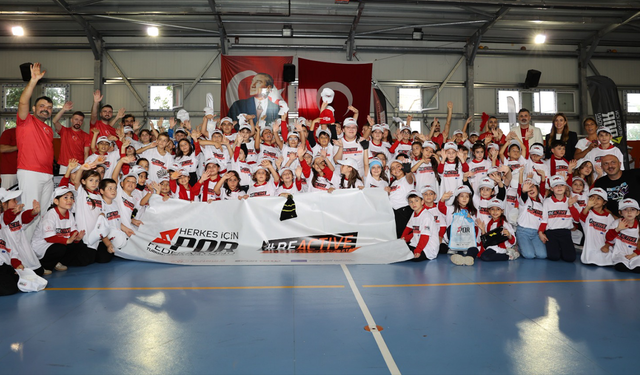 Avrupa Spor Haftası coşkusu! 300 öğrenci doyasıya eğlendi