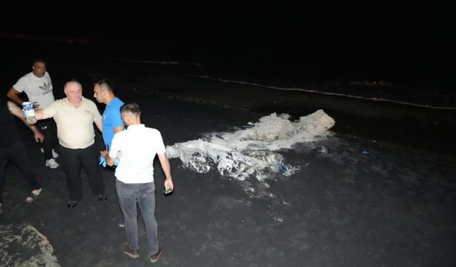 Samsun sahillerine vuran gizemli maddenin sırrı çözüldü