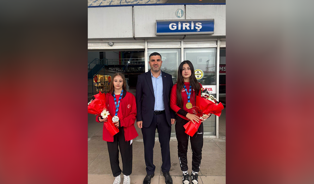Samsunlu güreşçiler Balkan Şampiyonası’na damga vurdu