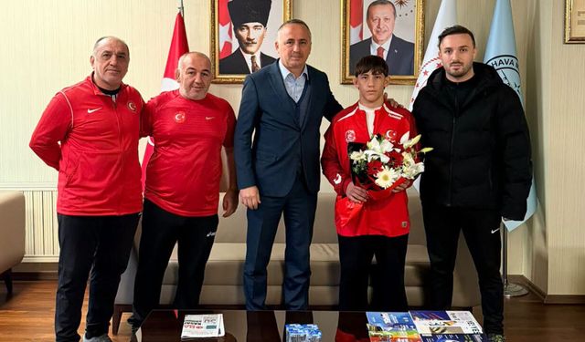 Samsunlu Yusuf Ayaz Balkan şampiyonu oldu