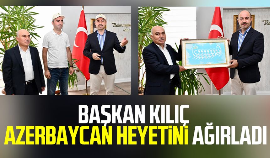 Terme Belediye Belediye Başkanı Ali Kılıç Azerbaycan heyetini ağırladı