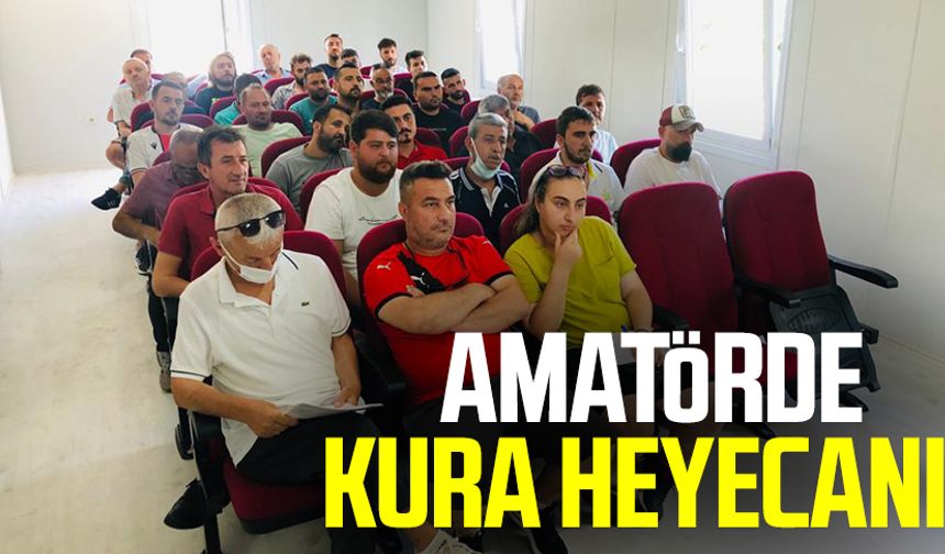 Samsun'da amatörde kura heyecanı 