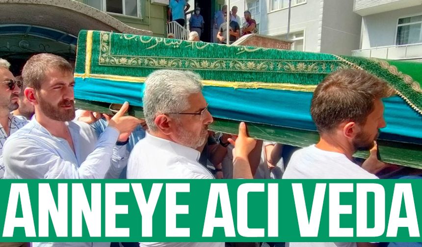 AK Parti Samsun İl Başkan Yardımcısı Caner Göktepe'nin annesi son yolculuğuna uğurlandı