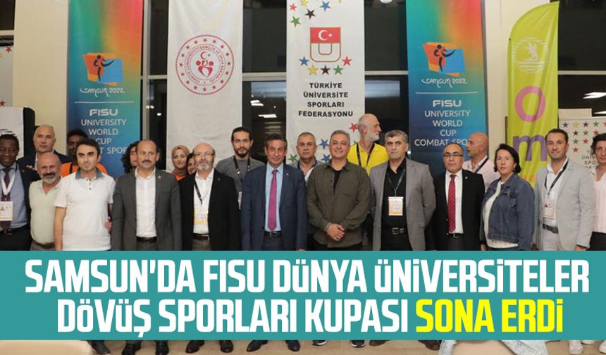 Samsun'da FISU Dünya Üniversiteler Dövüş Sporları Kupası sona erdi