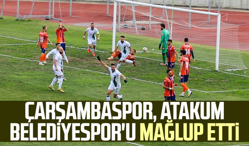 Çarşambaspor, Atakum Belediyespor'u mağlup etti