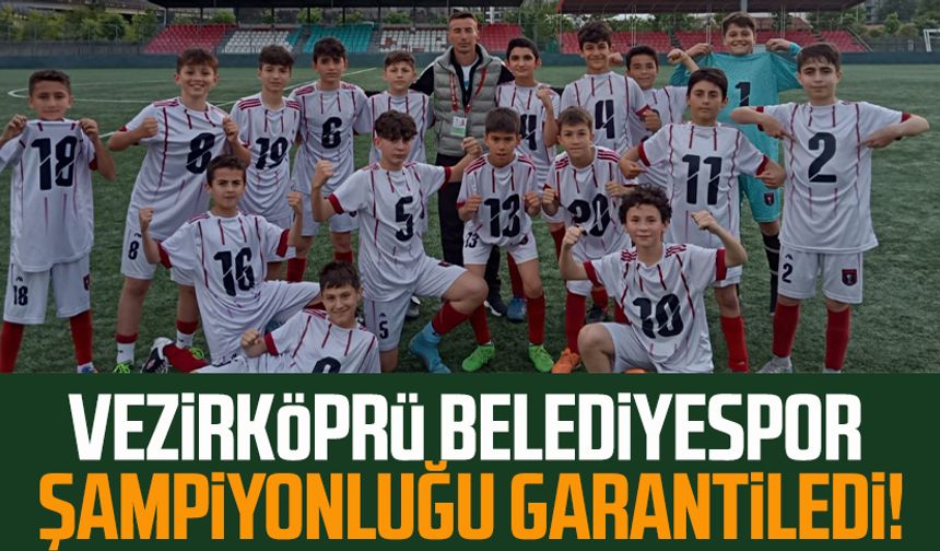 Vezirköprü Belediyespor şampiyonluğu garantiledi!
