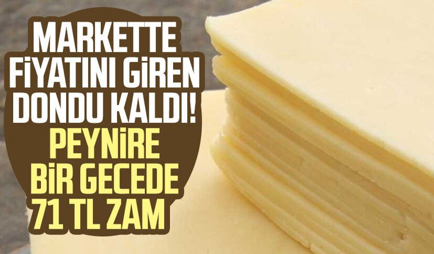 Markette fiyatını giren dondu kaldı! Peynire bir gecede 71 TL zam
