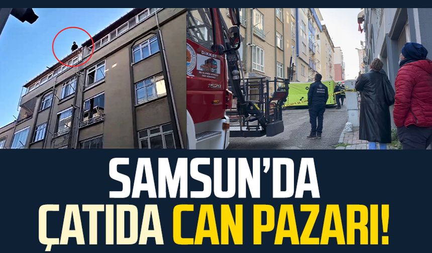 Samsun Kadıköy Mahallesi'nde intihar girişimi! İkna çabası 4 saat sürdü