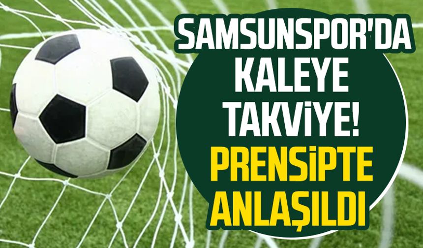 Samsunspor'da kaleye takviye! Prensipte anlaşıldı