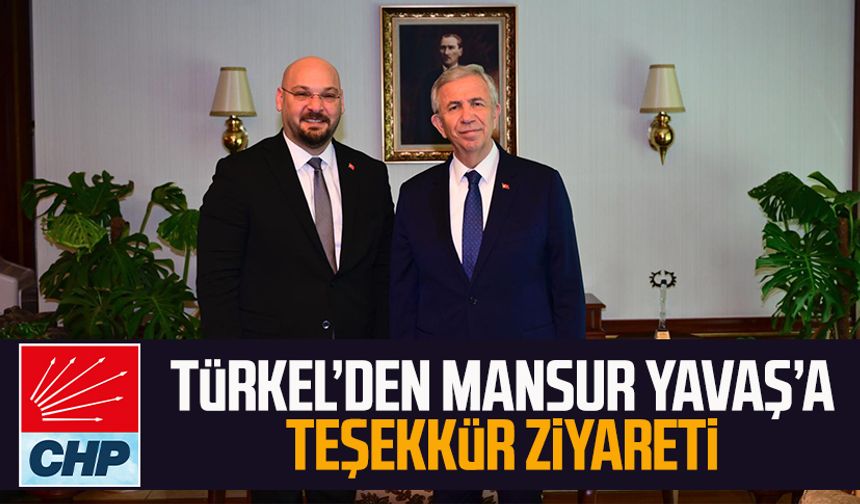 CHP Atakum Belediye Başkan Adayı Serhat Türkel’den Mansur Yavaş’a teşekkür ziyareti