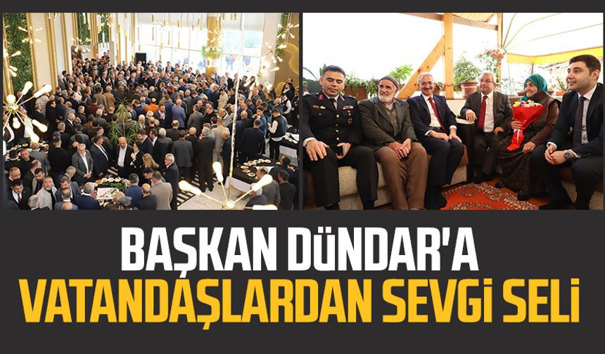 Çarşamba Belediye Başkanı Hüseyin Dündar'a vatandaşlardan sevgi seli