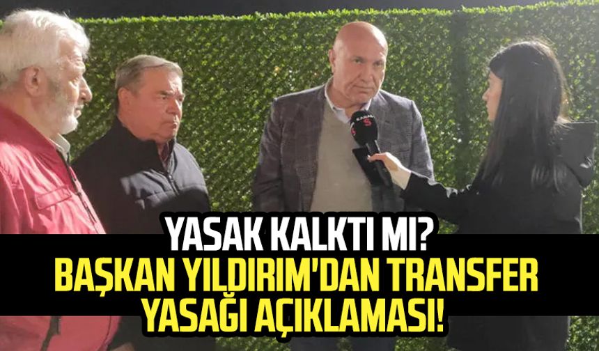 Samsunspor'un transfer yasağı kalktı mı? Başkan Yüksel Yıldırım'dan transfer yasağı açıklaması!