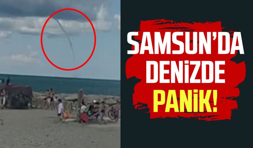 Samsun'da hortum kamerada