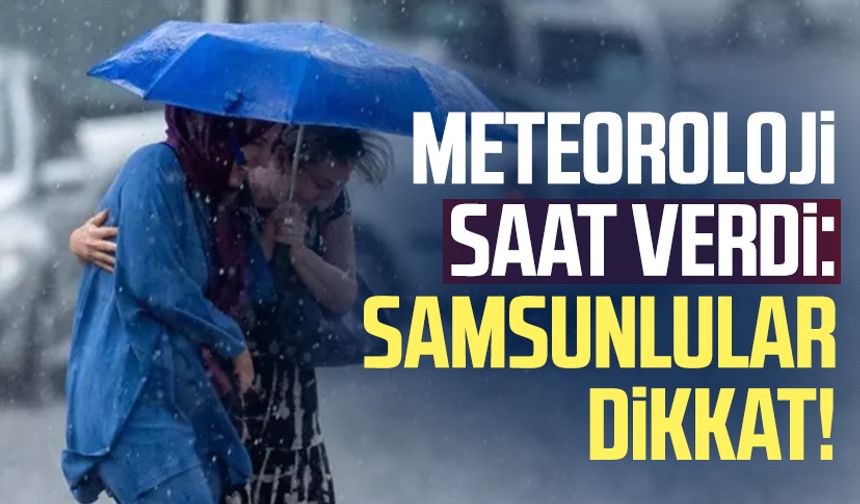 Samsun hava durumu 8 Mayıs Perşembe
