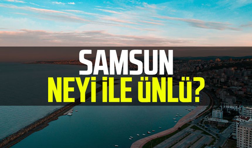 Samsun neyi ile ünlü?