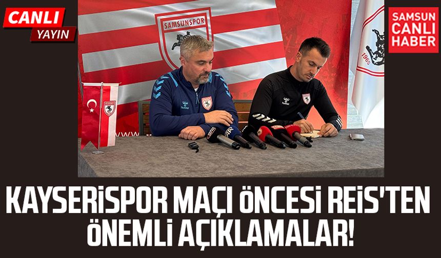 Kayserispor - Samsunspor maçı öncesi Thomas Reis'ten önemli açıklamalar