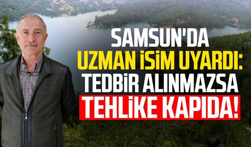 Samsun'da uzman isim uyardı: Tedbir alınmazsa tehlike kapıda!