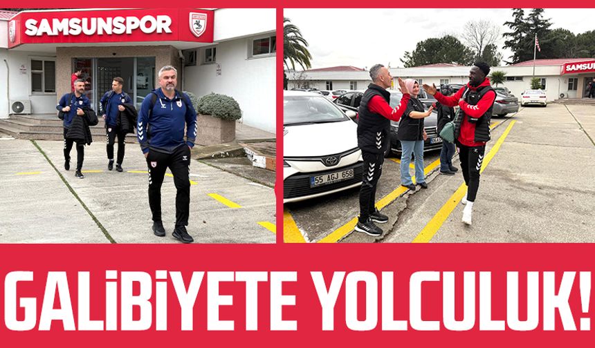 Samsunspor, Beşiktaş maçı için galibiyet yolculuğu