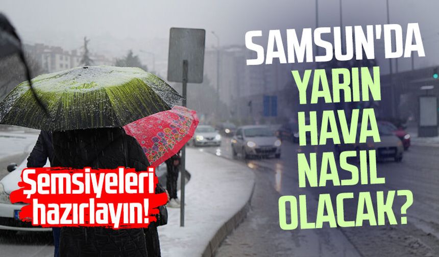 Samsun'da yarın hava nasıl olacak? 12 Ocak Pazartesi