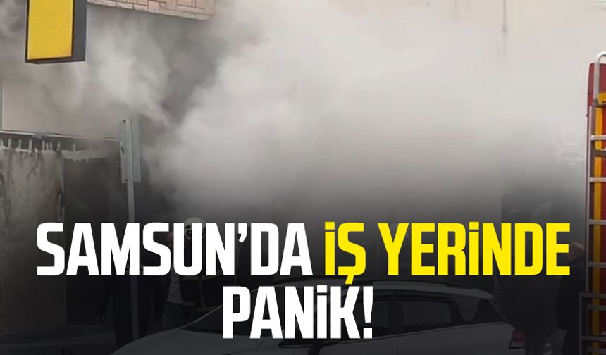 Samsun İsmetpaşa Mahallesi'nde panik!