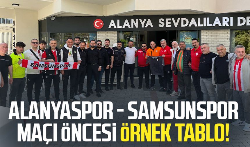 Alanyaspor - Samsunspor maçı öncesi örnek tablo!