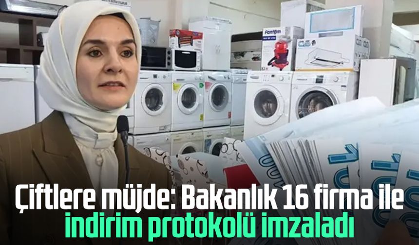 Çiftlere müjde: Bakanlık 16 firma ile indirim protokolü imzaladı