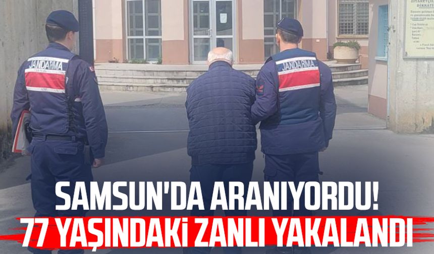 Samsun'da aranıyordu! 77 yaşındaki zanlı yakalandı