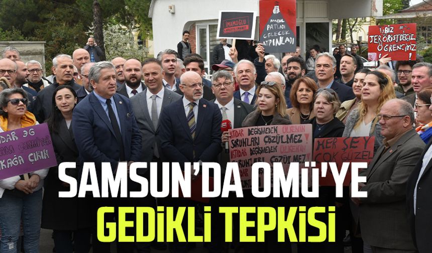 Samsun'da OMÜ'ye Prof.Dr. Fethi Gedikli tepkisi